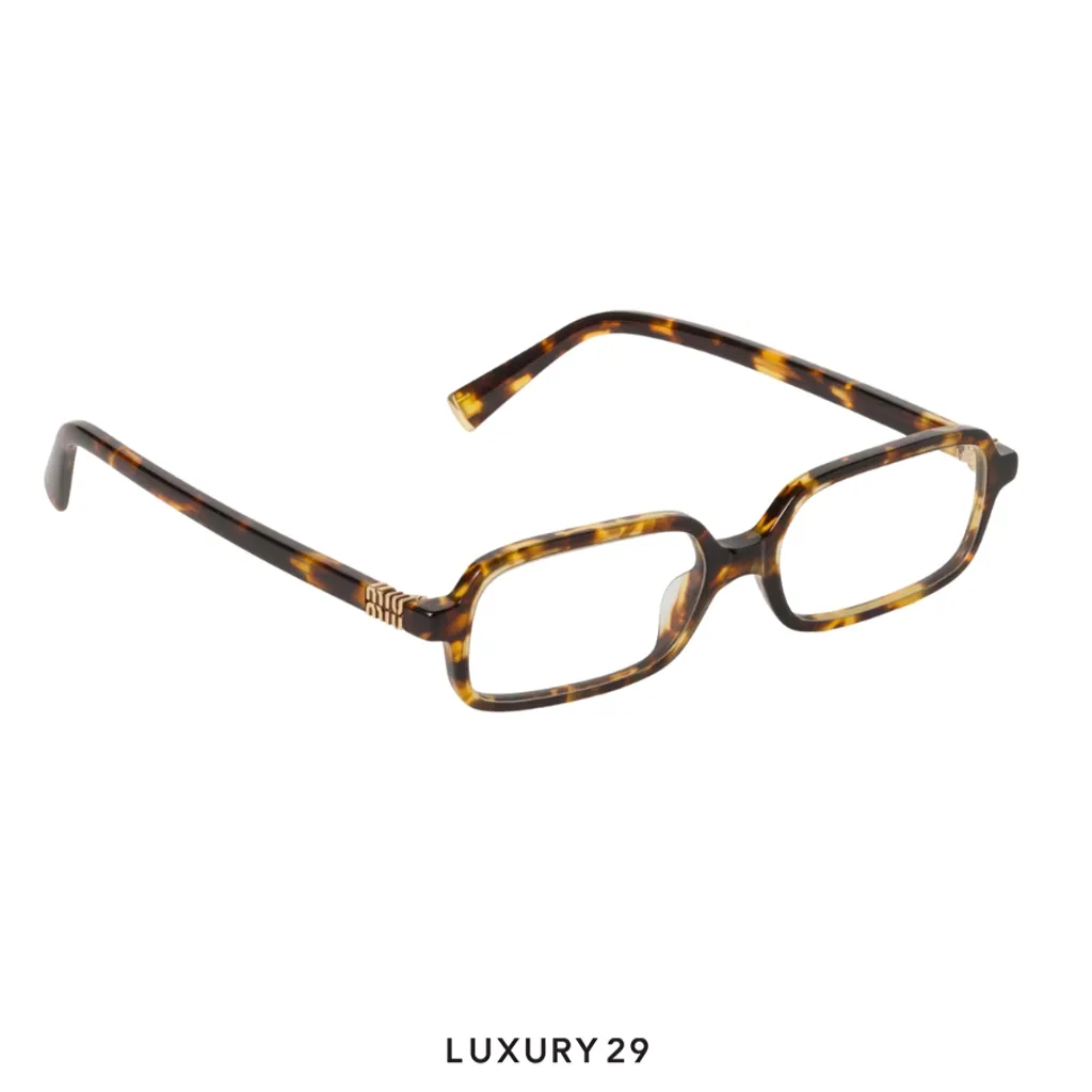 Miu Miu Regard sunglasses Blue-ray Transparent Lenses(Free Size, Brown)