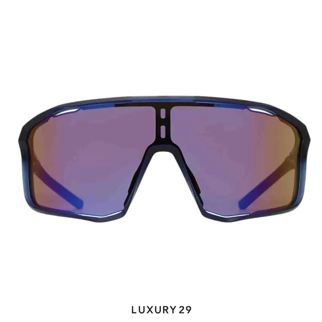Red Bull Spect Sunglasses Rumble-003IB brown with blue mirror(Free Size, Blue)