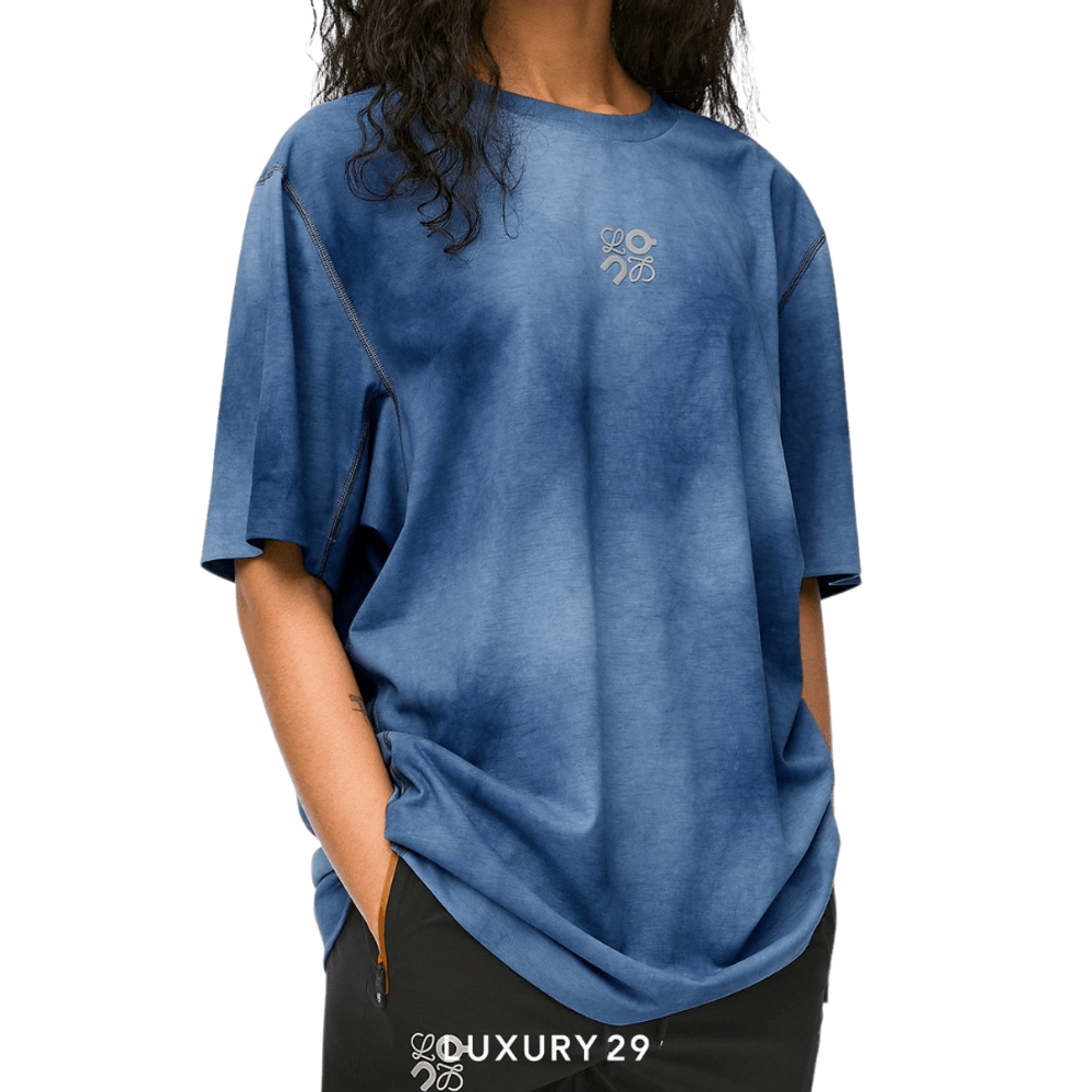On x Loewe Active T-shirt in technical jersey Blue/Multicolor(XS, Blue)
