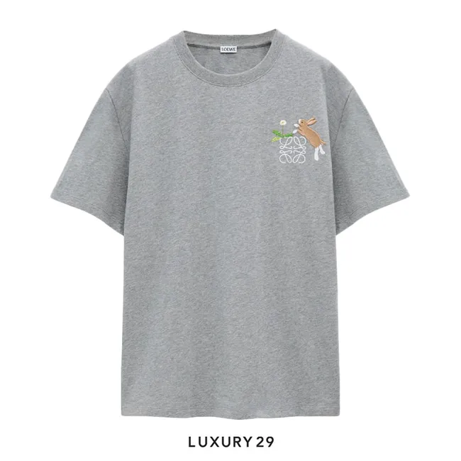 Loewe Relaxed fit T-shirt in cotton Grey