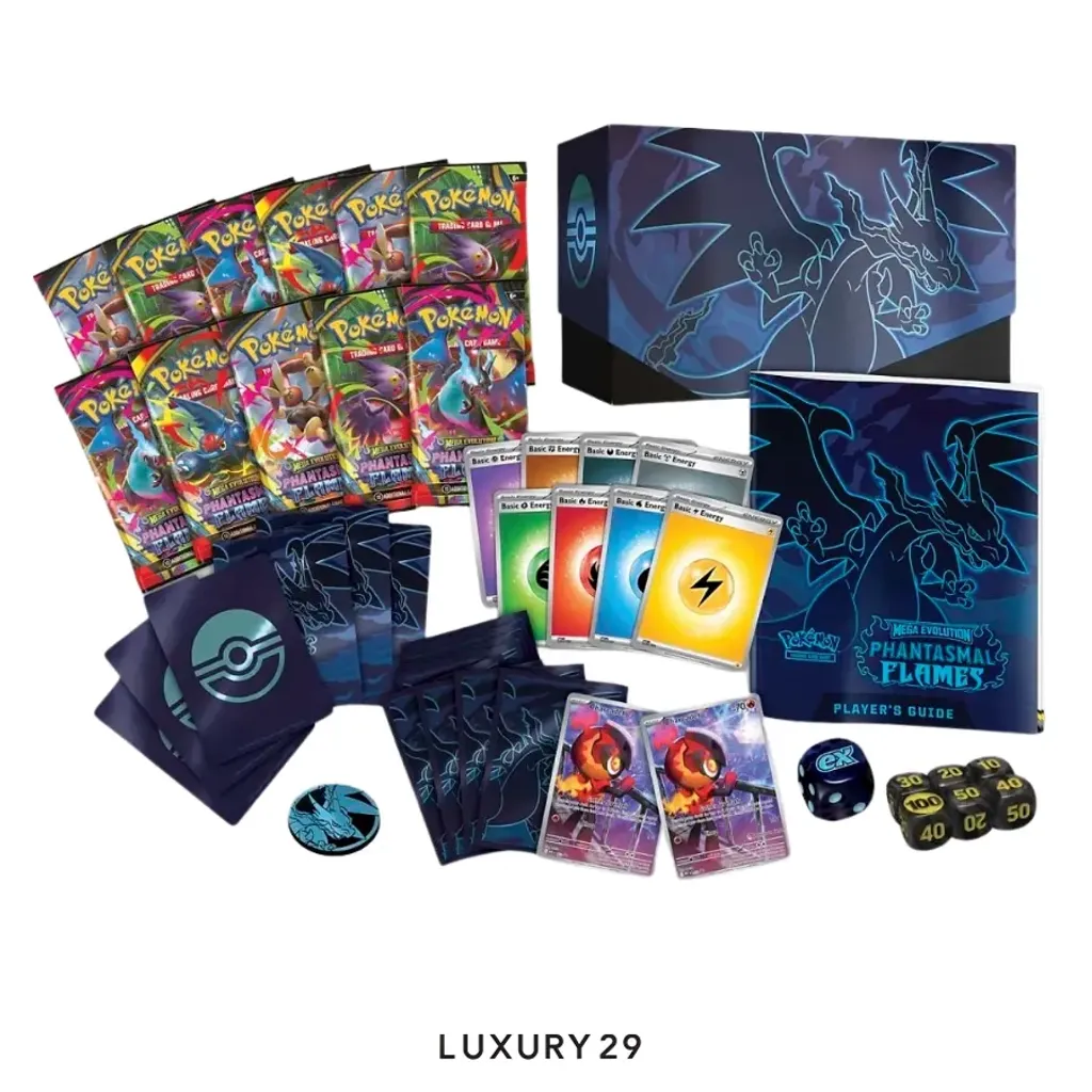 Pokemon TCG: Mega Evolution-Phantasmal Flames Pokemon Center Elite Trainer Box (EN)(Small, Multicolour)