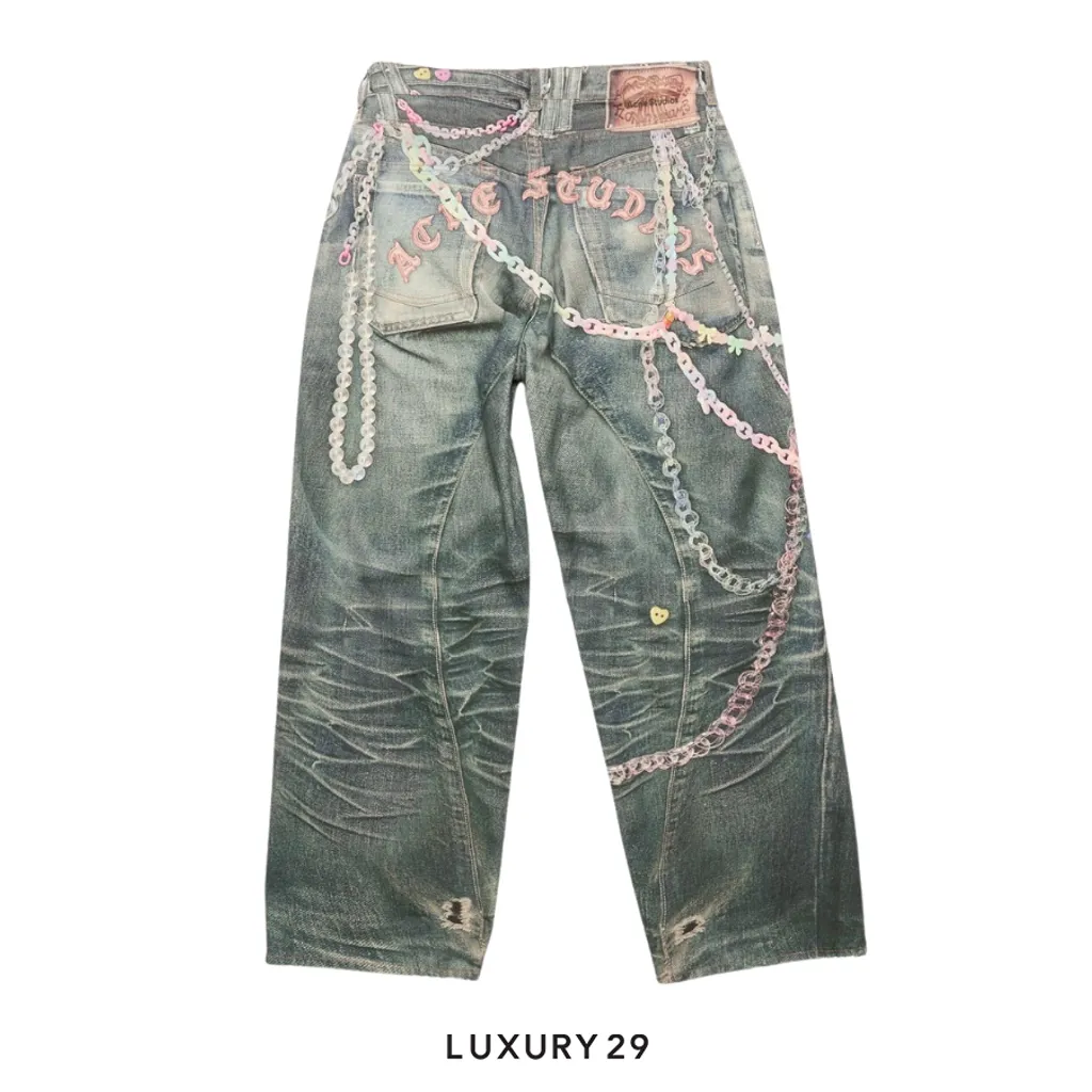 Acne Studios Loose fit jeans - 1981M Mid Blue(M, Blue)