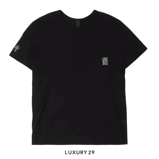 Chrome Hearts Embroidered Logo Pocket Tee T-Shirt Black