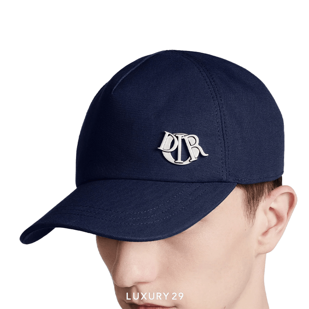 Dior Charm Cap Cotton Navy Blue(M, Blue)