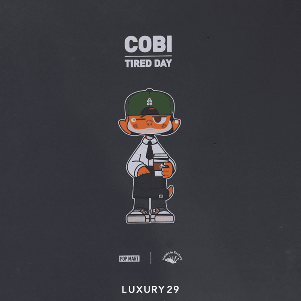POP MART Cobi Tired Day(Medium, White)