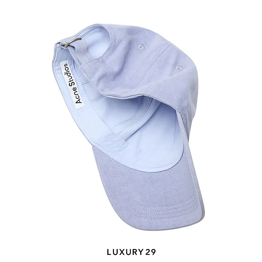 Acne Studios Embroidered Logo Cap Dusty blue(Free Size, Blue)