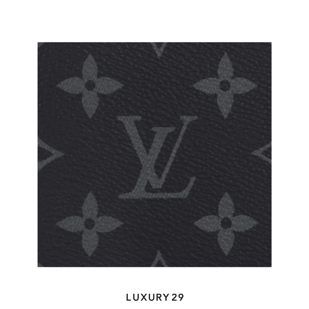 Louis Vuitton Slender Wallet Eclipse(Small, Black)