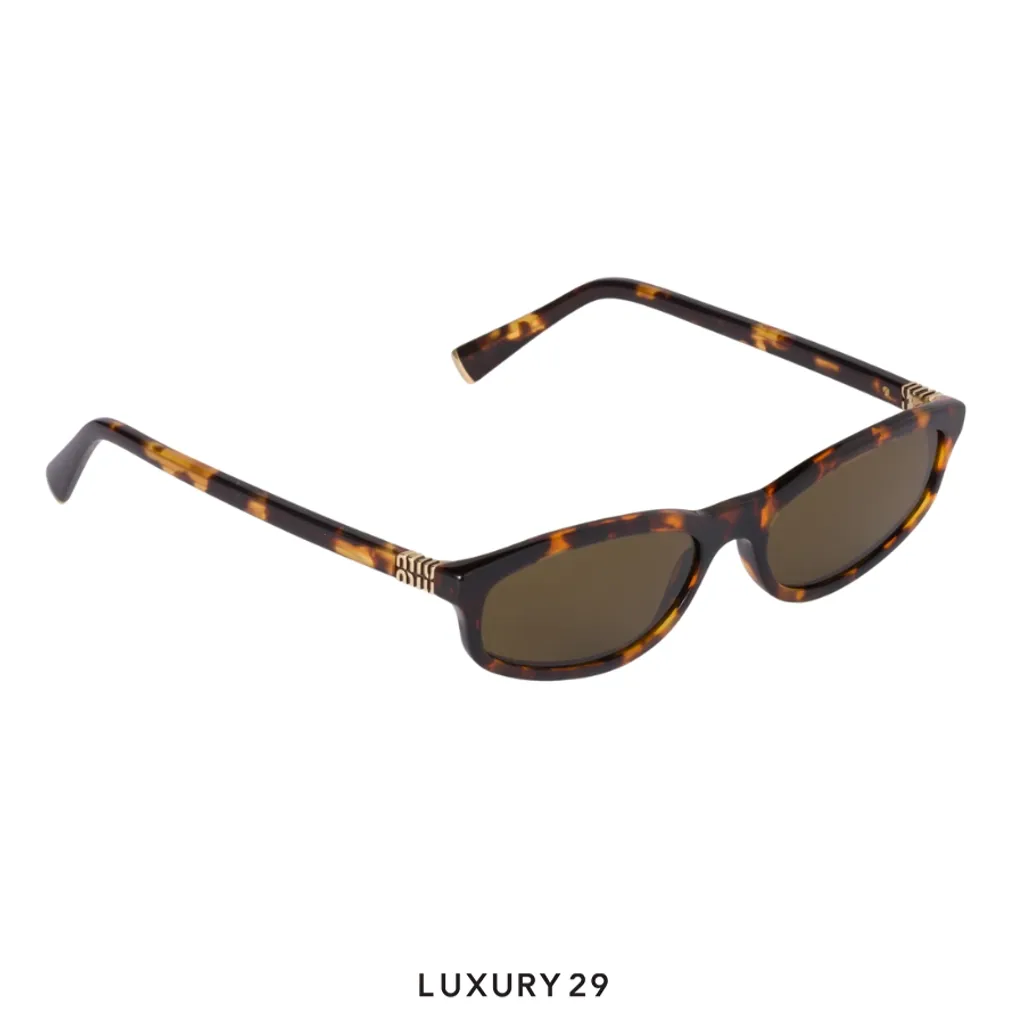 Miu Miu Regard sunglasses Loden Green Lenses(Free Size, Brown)