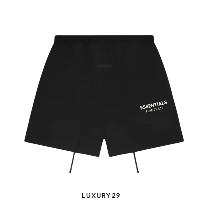 Fear of God Essentials Classic Sweatshort Jet Black  (SS25)