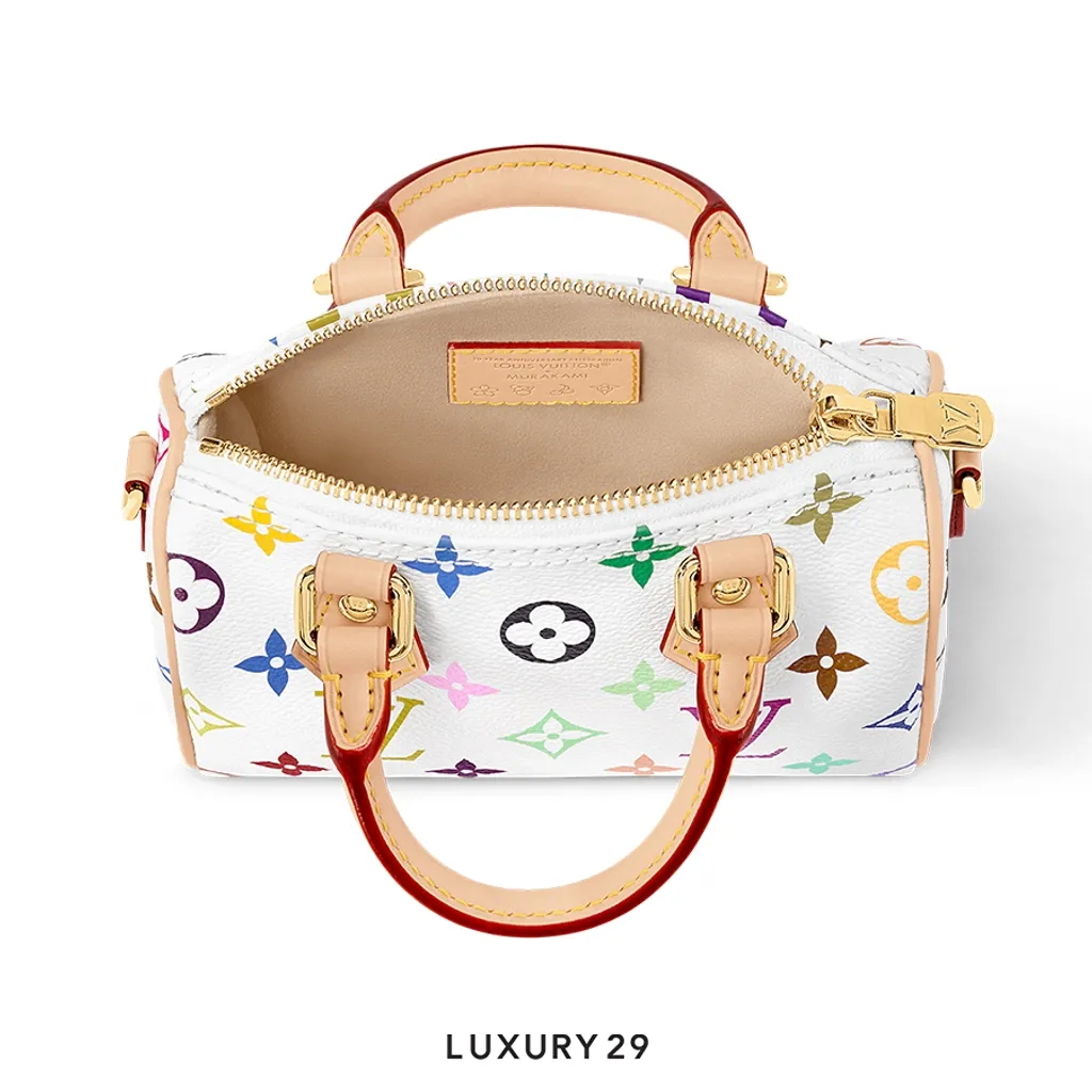 Louis Vuitton LV x TM Nano Speedy Monogram coated canvas(Mini, White)