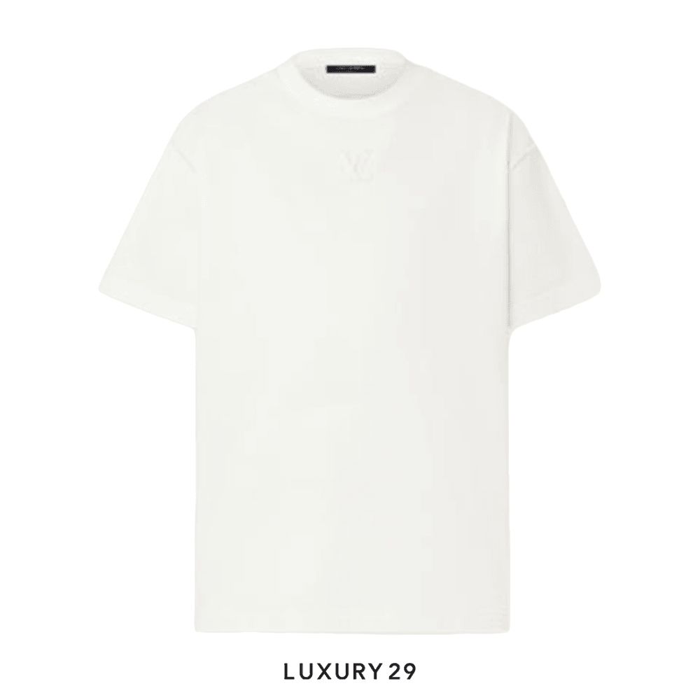 LV Embossed LV T-Shirt(M, White)
