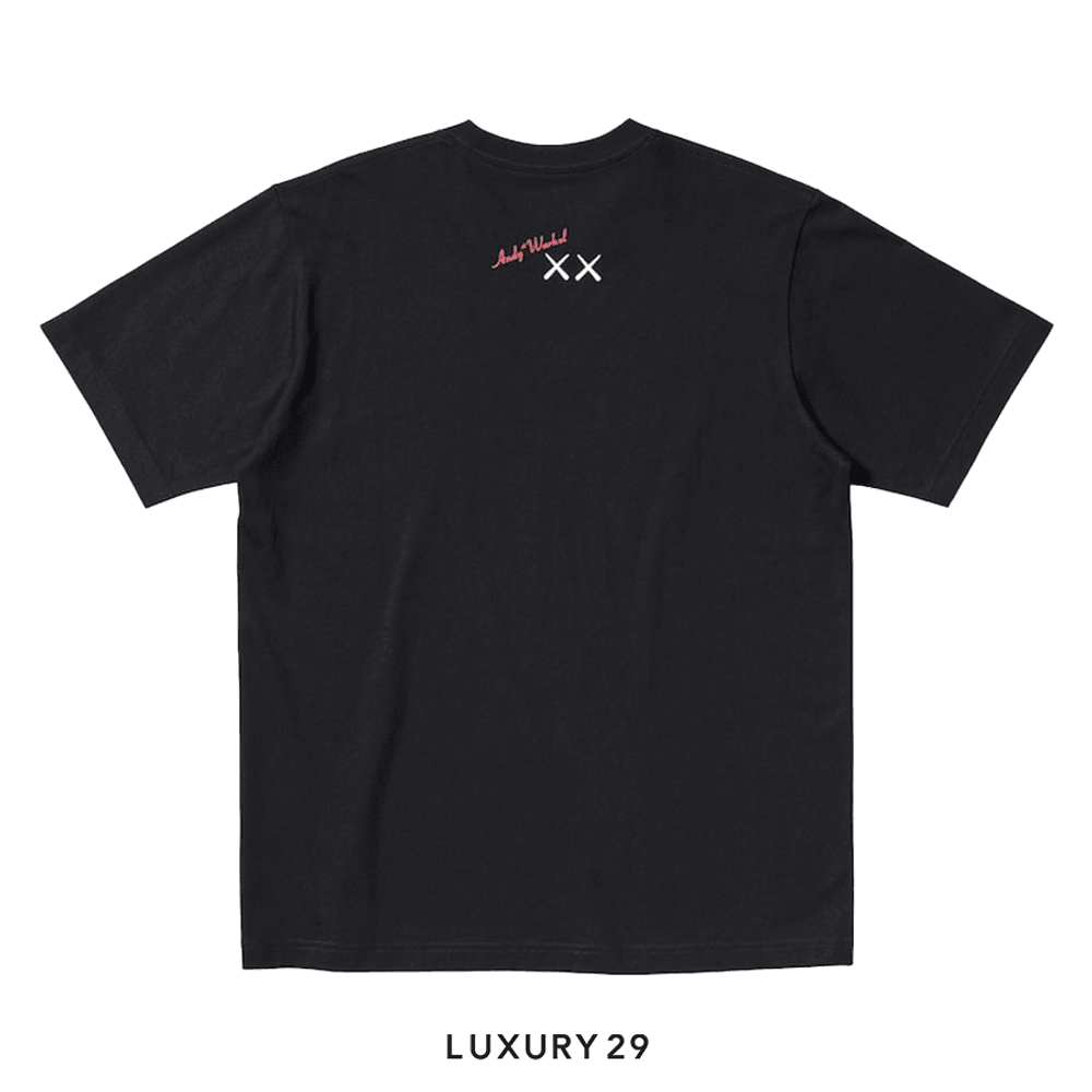 Uniqlo KAWS + Warhol UT (Short Sleeve Graphic T-Shirt) Black(S, Black)