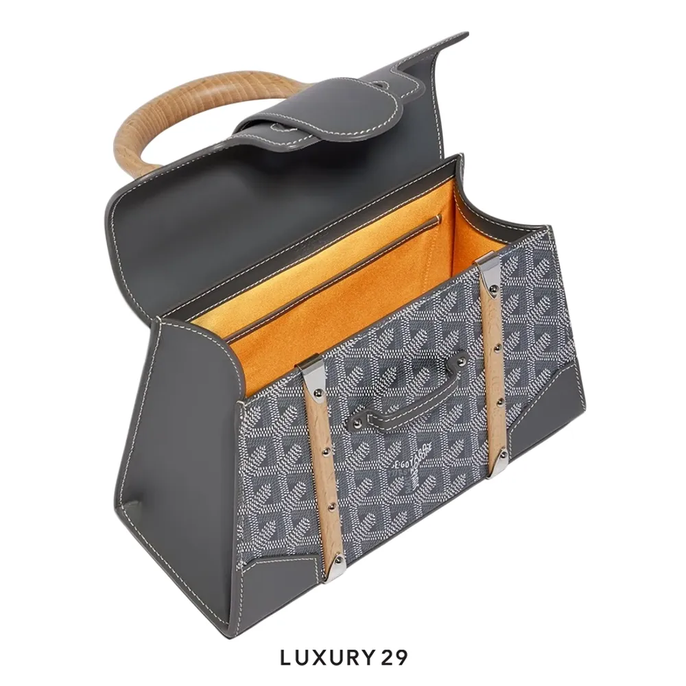 Goyard Saigon Structure Mini Bag Grey(Mini, Grey)