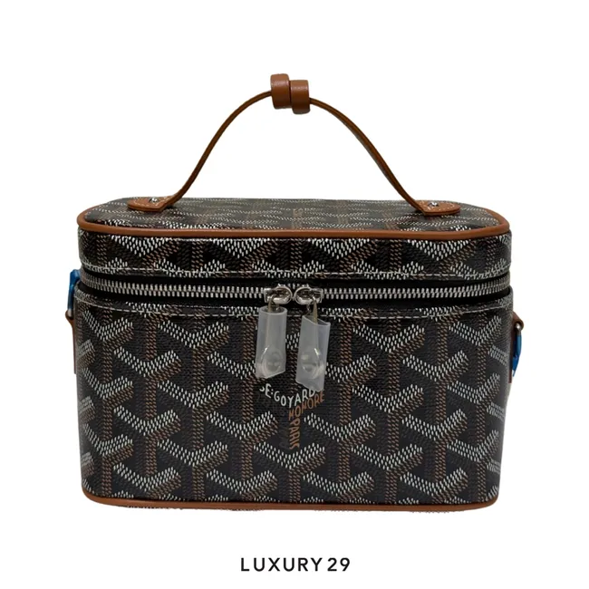 Goyard Muse Mini Vanity Black & Tan