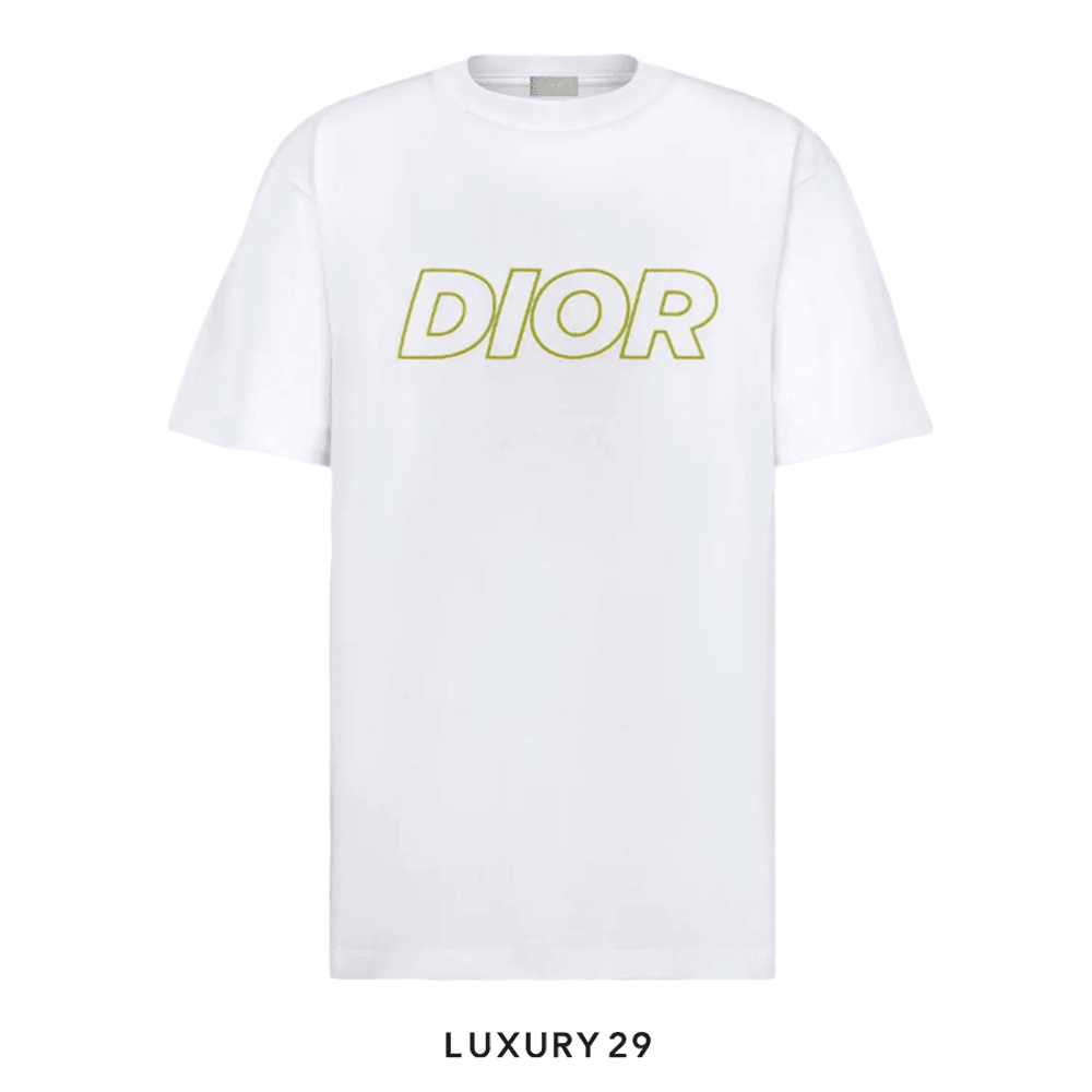 Dior Relaxed-Fit T-Shirt White Cotton Jersey(S, White)