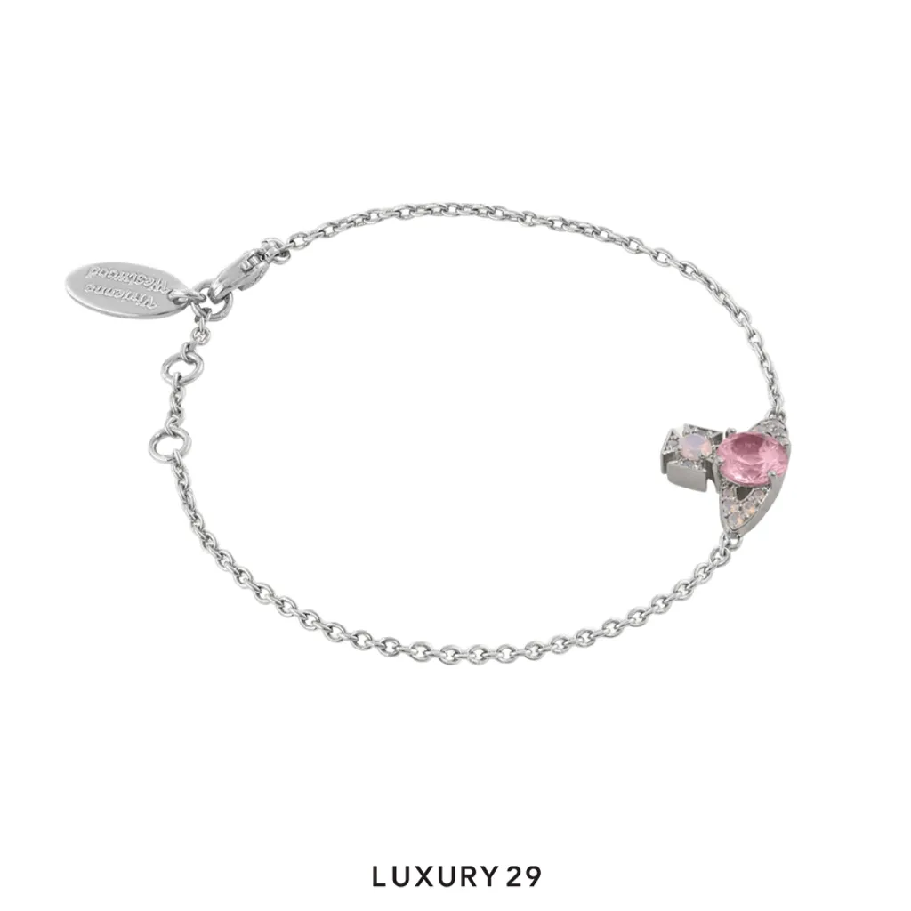 Vivienne Westwood Ismene Bracelet AW25 PI U(Free Size, Pink)