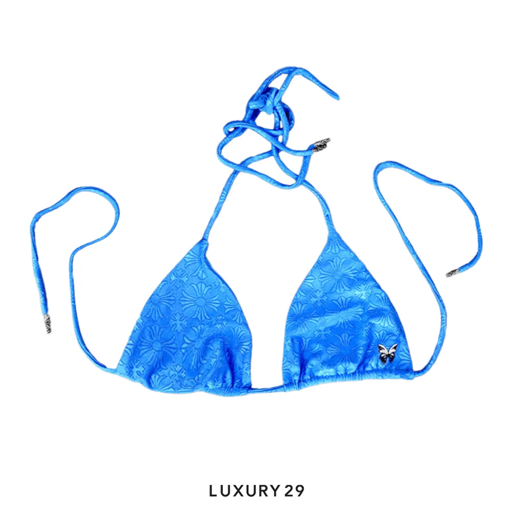 Chrome Hearts bikini top(S, Blue)
