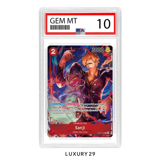 One Piece Sanji  (Parallel) - Romance Dawn OP01-013 PSA10  (JP)
