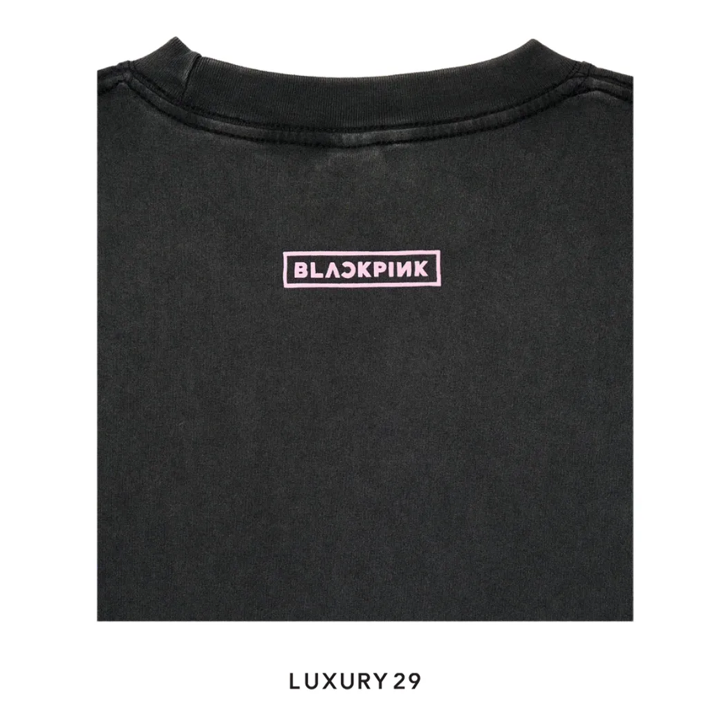 Complex Disney x BLACKPINK Minnie Long Sleeve - Charcoal(S, Black)