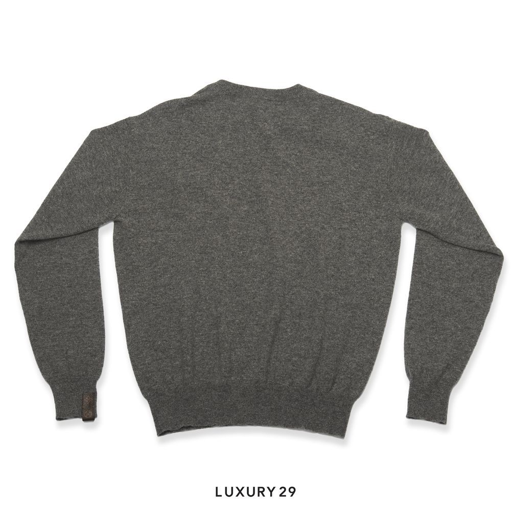 Louis Vuitton LV x YK Faces Patches Cashmere Jumper(M, Grey)