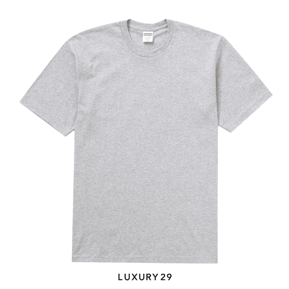 Supreme Backwards Tee 'Heather Grey'(L, Grey)
