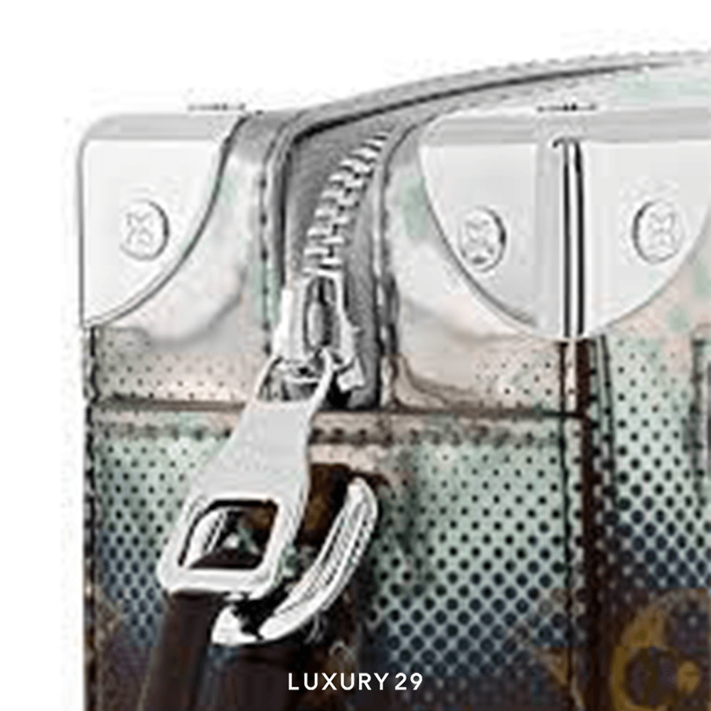 Louis Vuitton LV Mini Soft Trunk Bag Metallic Nebula Coated Canvas(Mini, Brown)