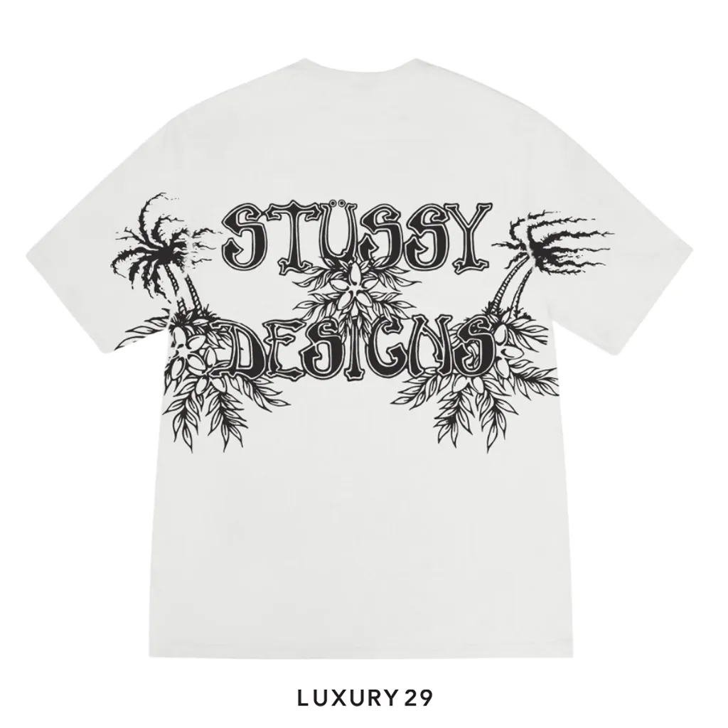 【STUSSY】★Tシャツ★ WES PALMS TEE PIGMENT DYED Wes Palms Tee Pigment Dyed – Natural | Tees | Stüssy