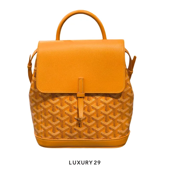 Goyard Alpin Mini Backpack Yellow