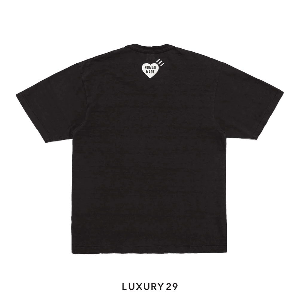 Human Made Graphic T-Shirt #6 Large Heart Graphic Black