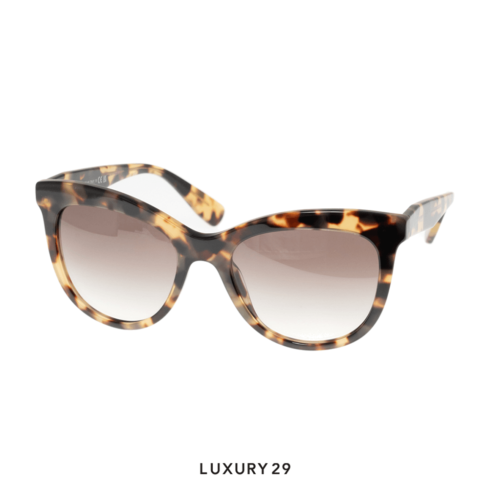 Miu Miu Round sunglasses Camel Antracs Lens(Free Size, Brown)