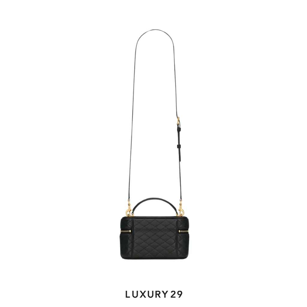 YSL GABY vanity bag in lambskin Black(Small, Black)