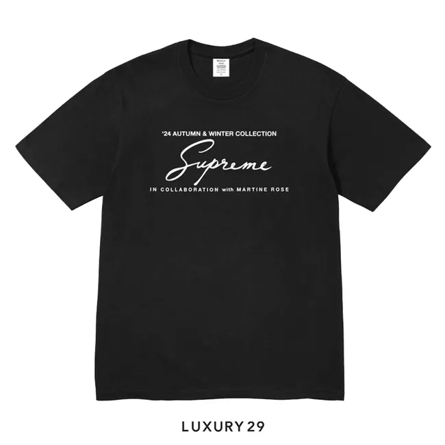 Supreme x Martine Rose Tee Black