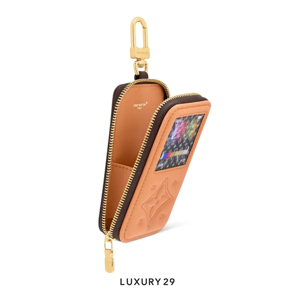 Louis Vuitton LV Music Key Holder and Bag Charm Brown(Mini, Brown)