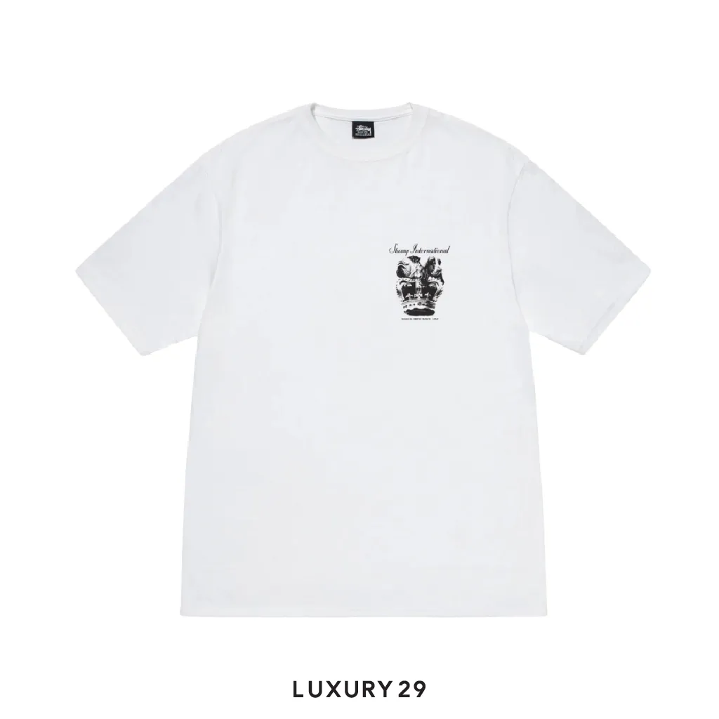 Stussy Dog Crown Tee White(L, White)