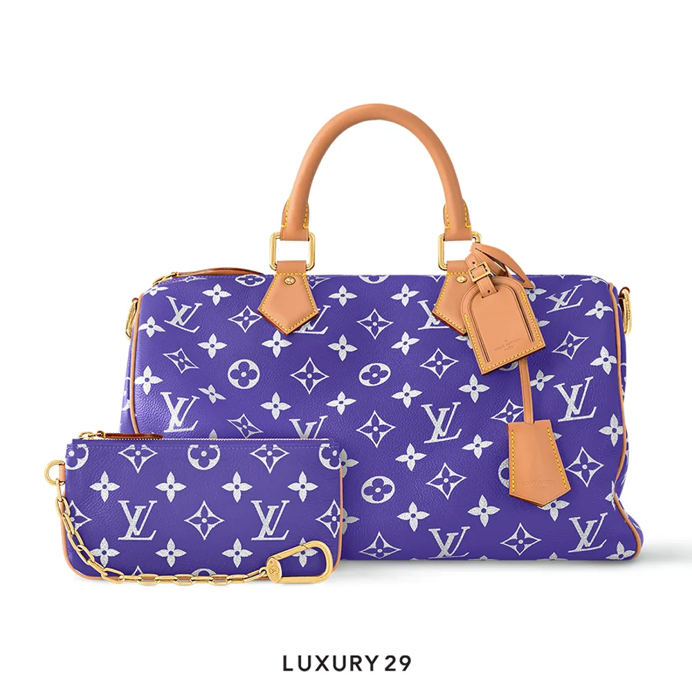 Louis Vuitton LV Speedy P9 Bandouliere 40 Amethyst Purple(Maxi, Purple)
