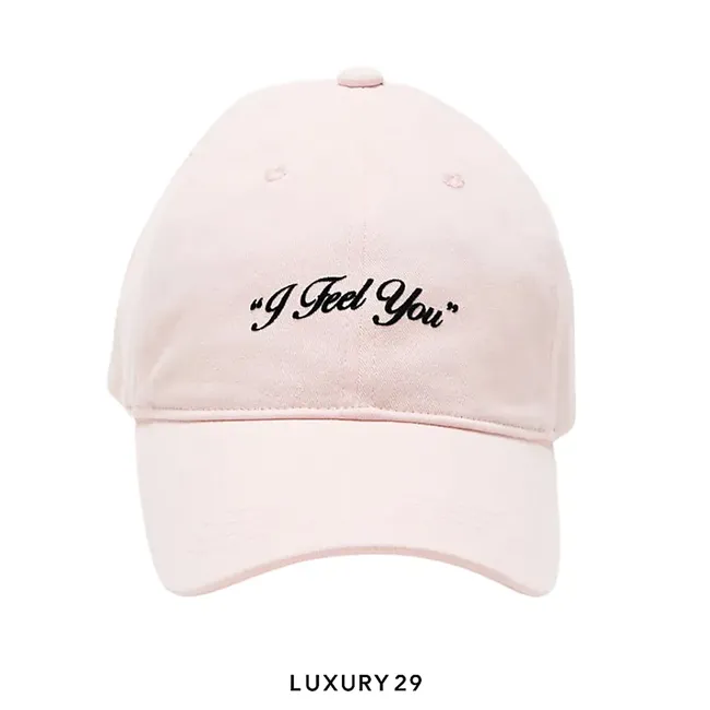 Acne Studios Embroidered Logo Cap Baby Pink