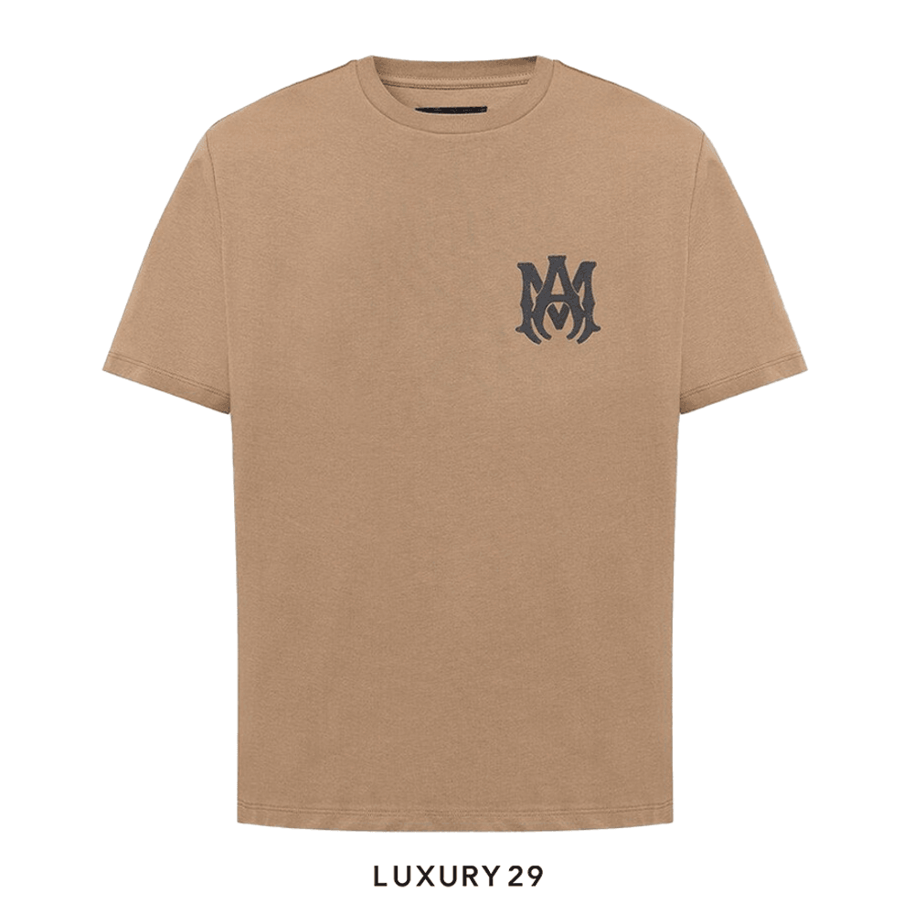 Amiri Logo Tee 'Tan'(S, Brown)