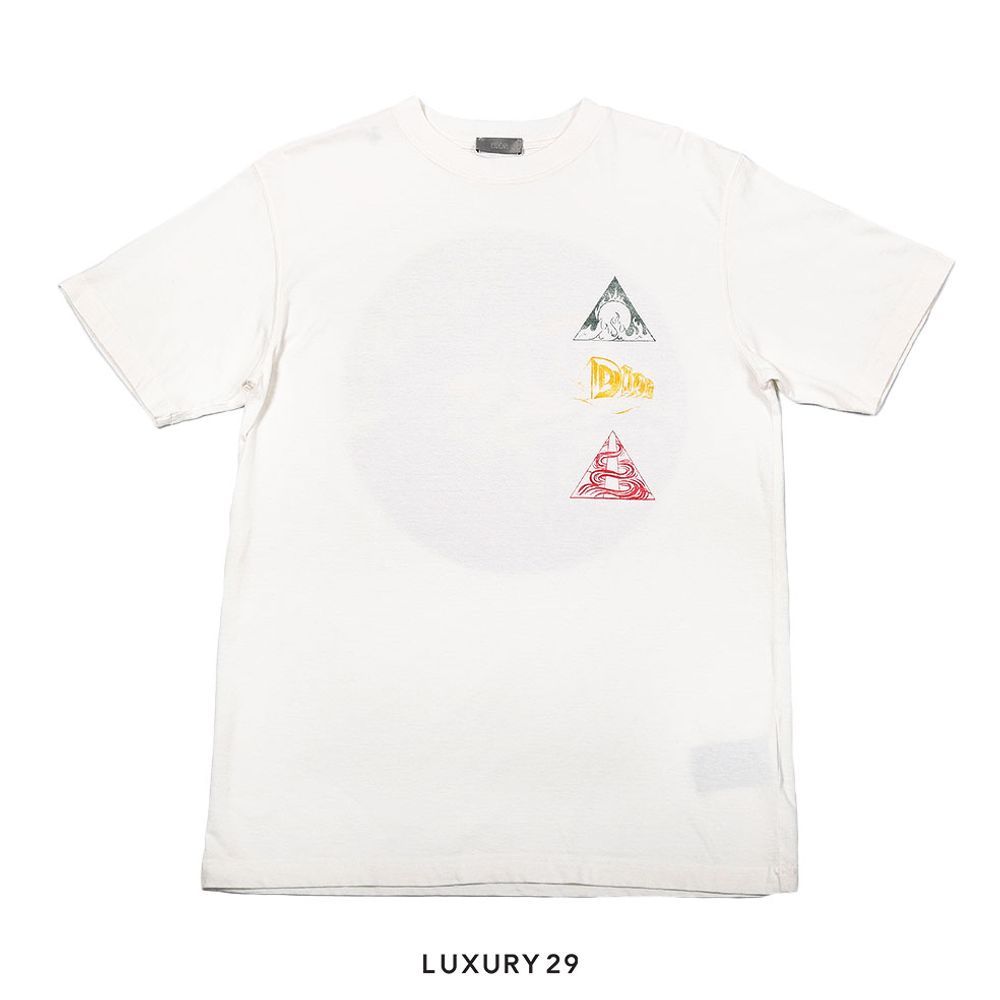 Dior Relaxed-Fit T-Shirt White Slub Cotton Jersey(S, White)