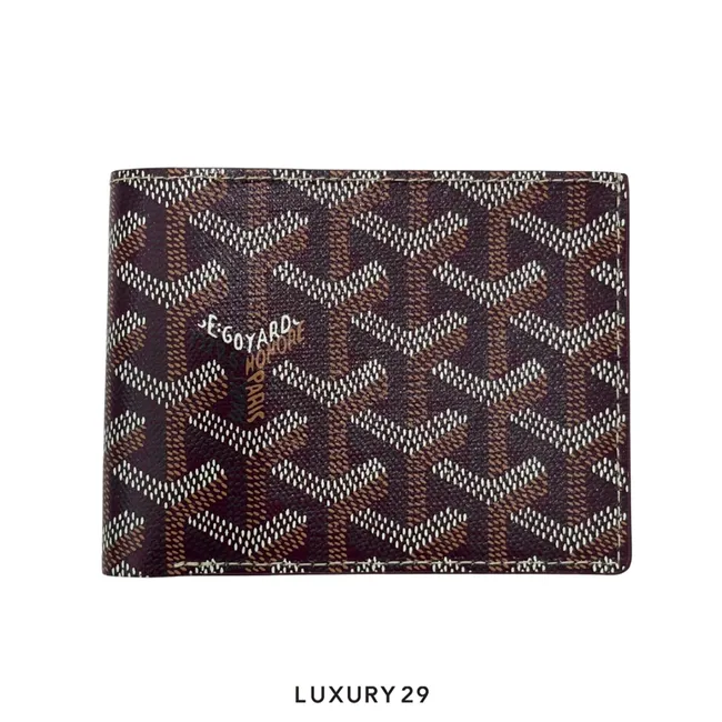 Goyard Victoire Wallet Black & Tan