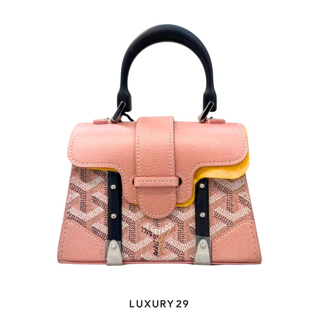 Goyard Saigon Structure Nano Bag 2024 Pearly Coral