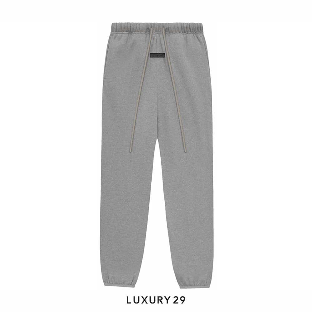 [ NERDY ]★23SS★ESSENTIAL SWEATPANTS Essentials Fear Of God Sweatpants Dark Heather Oatmeal (FW23)