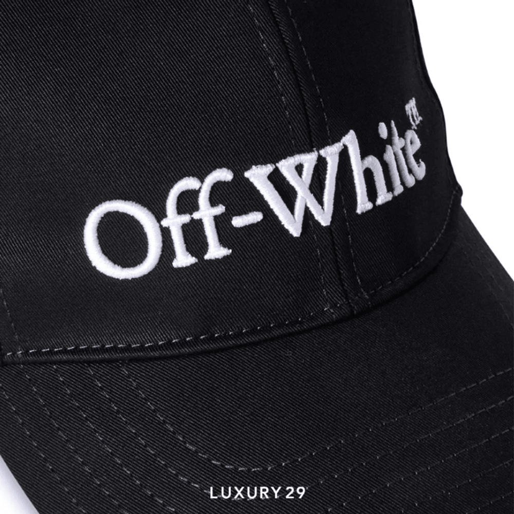 Off-White Bookish Dril baseball cap(M, Black)