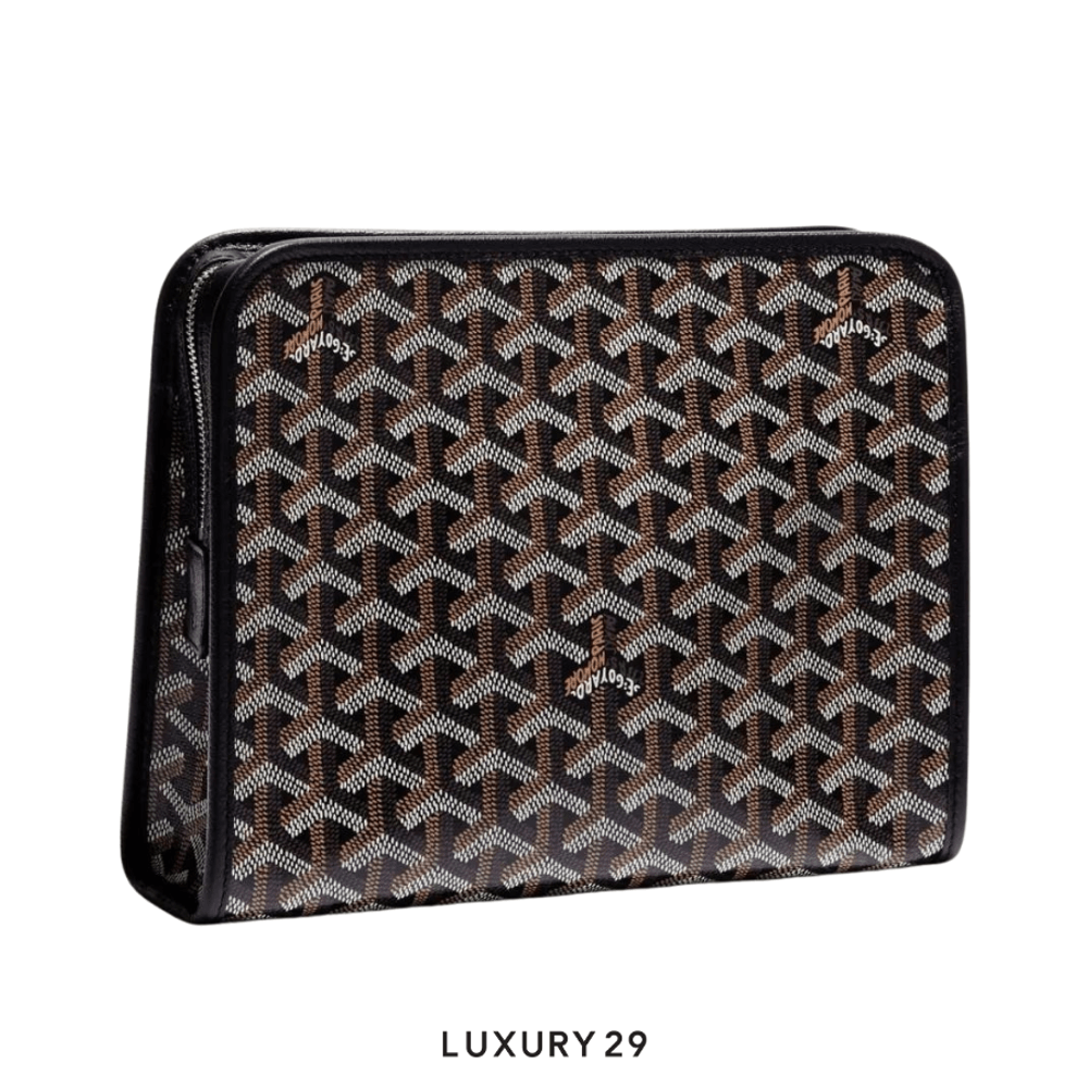 Goyard Jouvence MM Toiletry Bag Black(Medium, Black)