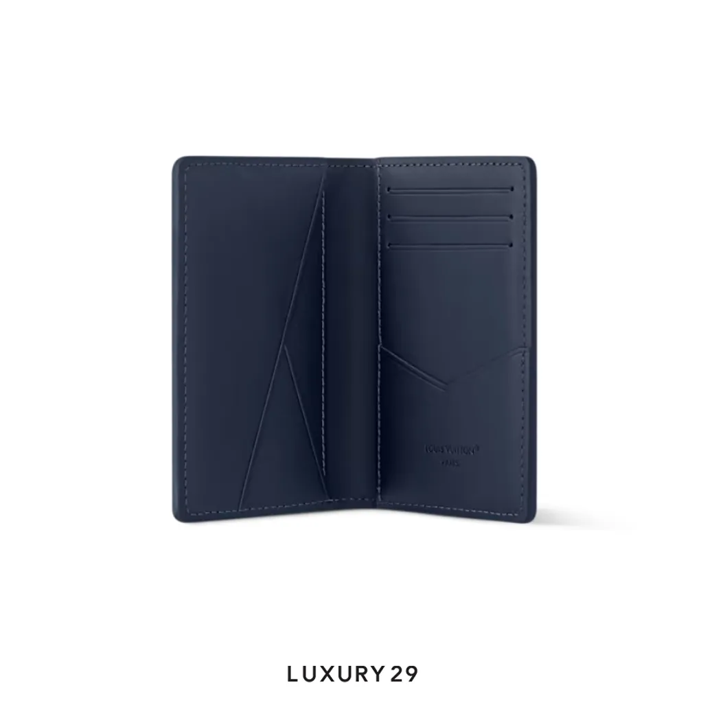 Louis Vuitton LV Pocket Organizer Navy(Small, Blue)