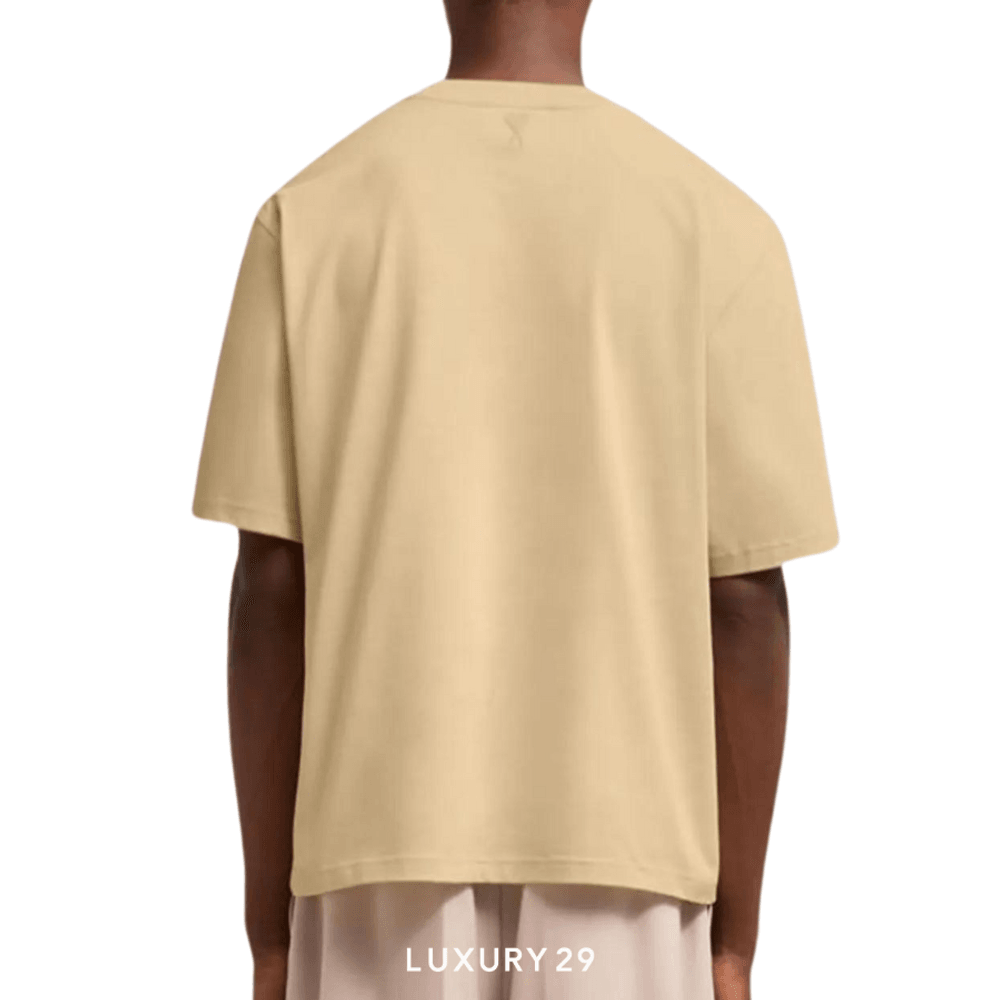 AMI ALEXANDRE MATTIUSSI T-SHIRT CREAM(M, Neutrals)