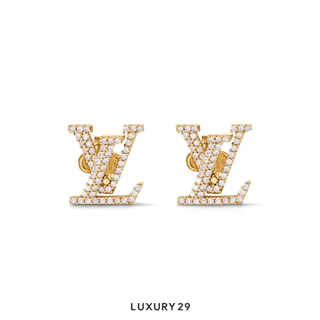 Louis Vuitton LV Iconic Earrings(Free Size, Gold)
