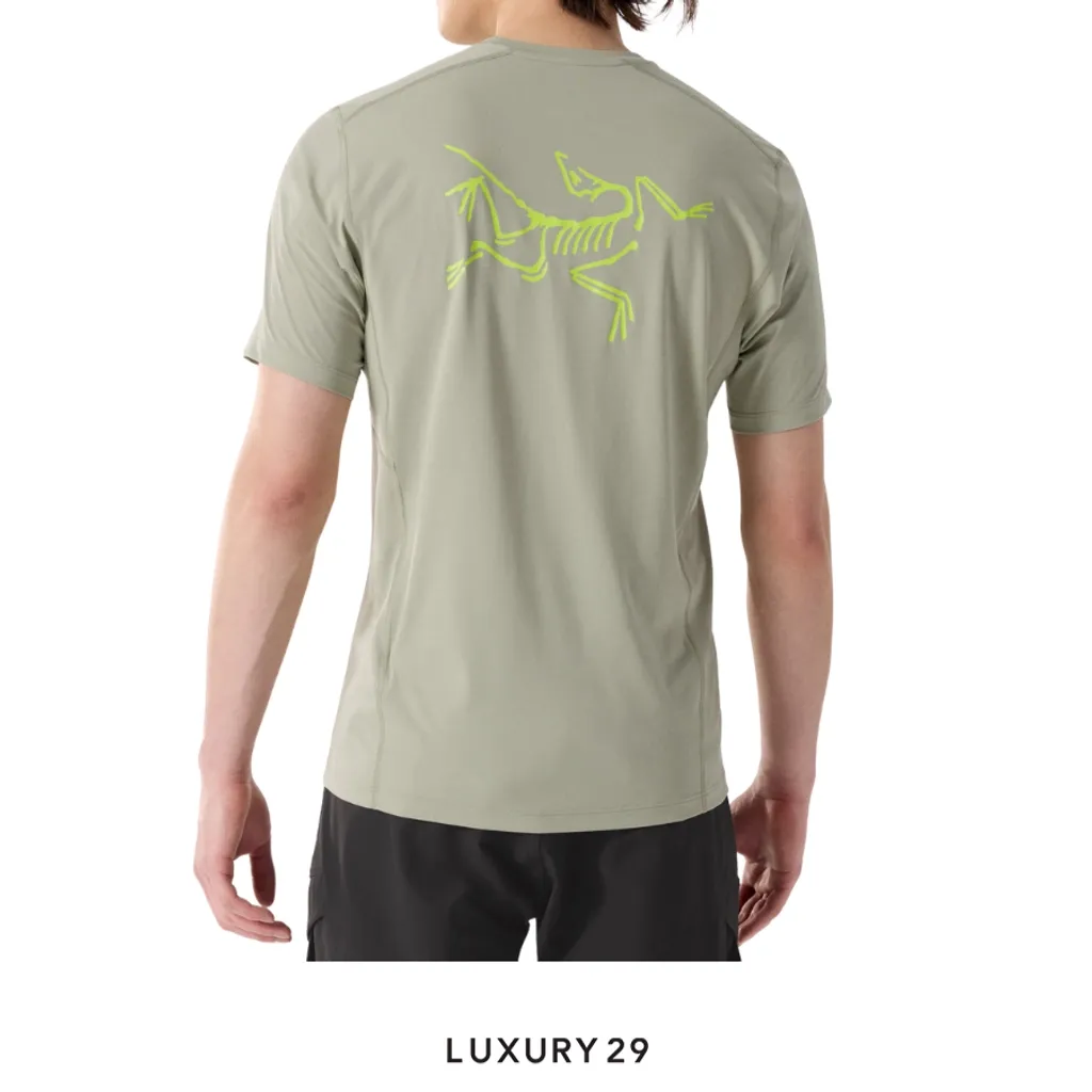 Arcteryx Motus Crew Arc'Word SS M HABITAT HEATHER Grey(S, Grey)