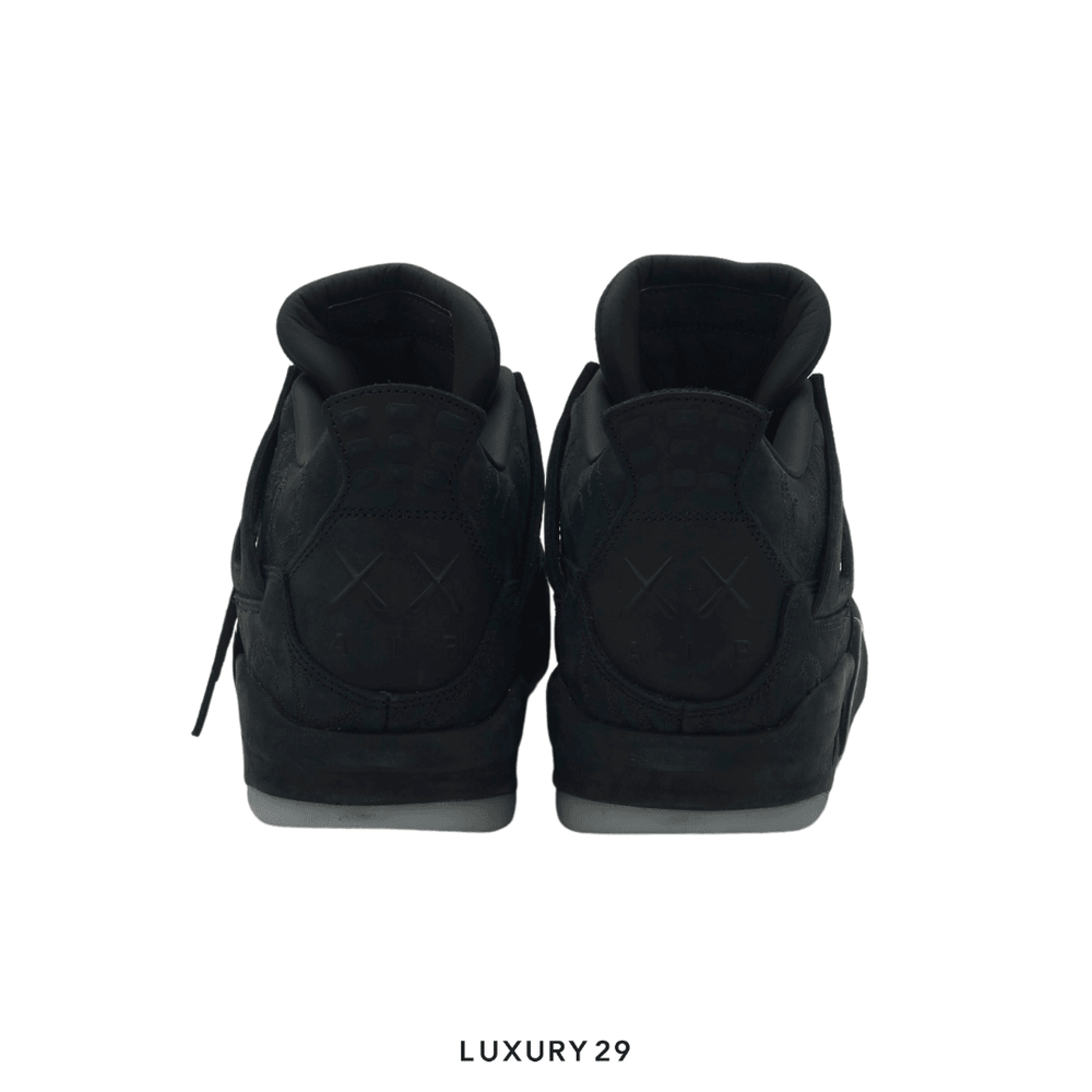 Nike Jordan 4 Retro Kaws Black(44, Black)