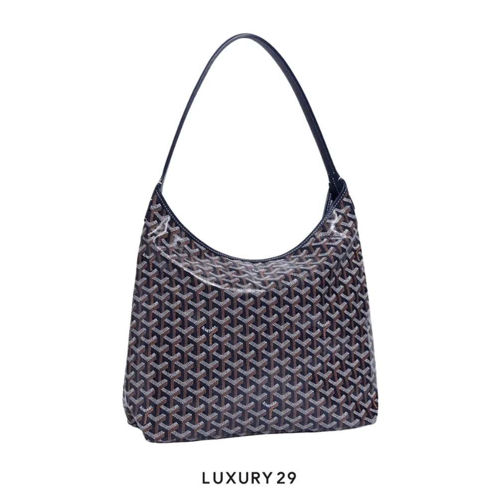 Goyard Boheme Hobo Bag Navy Blue(Small, Blue)