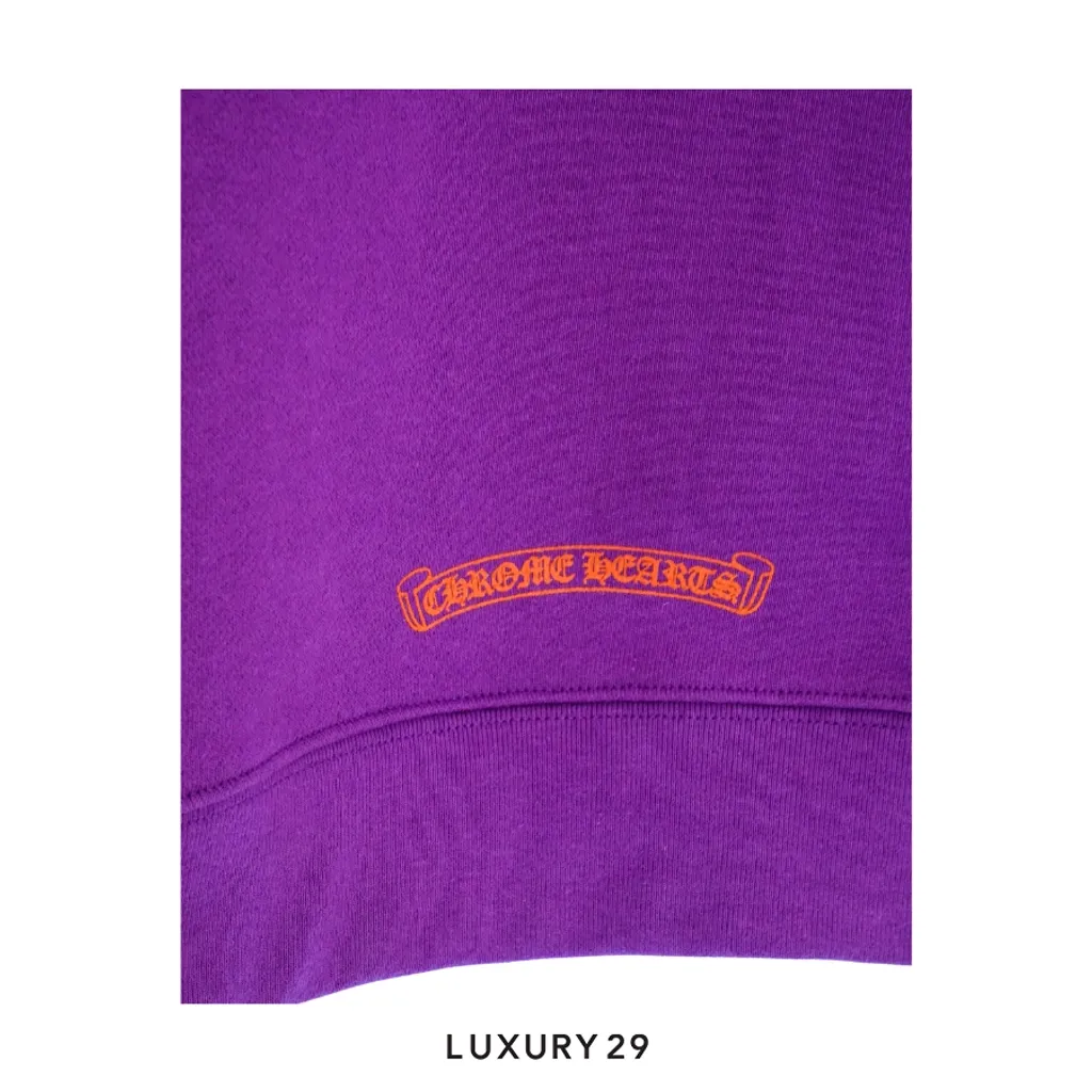 Chrome Hearts Matty Boy PURRELLE Graffiti Hoodie(M, Purple)